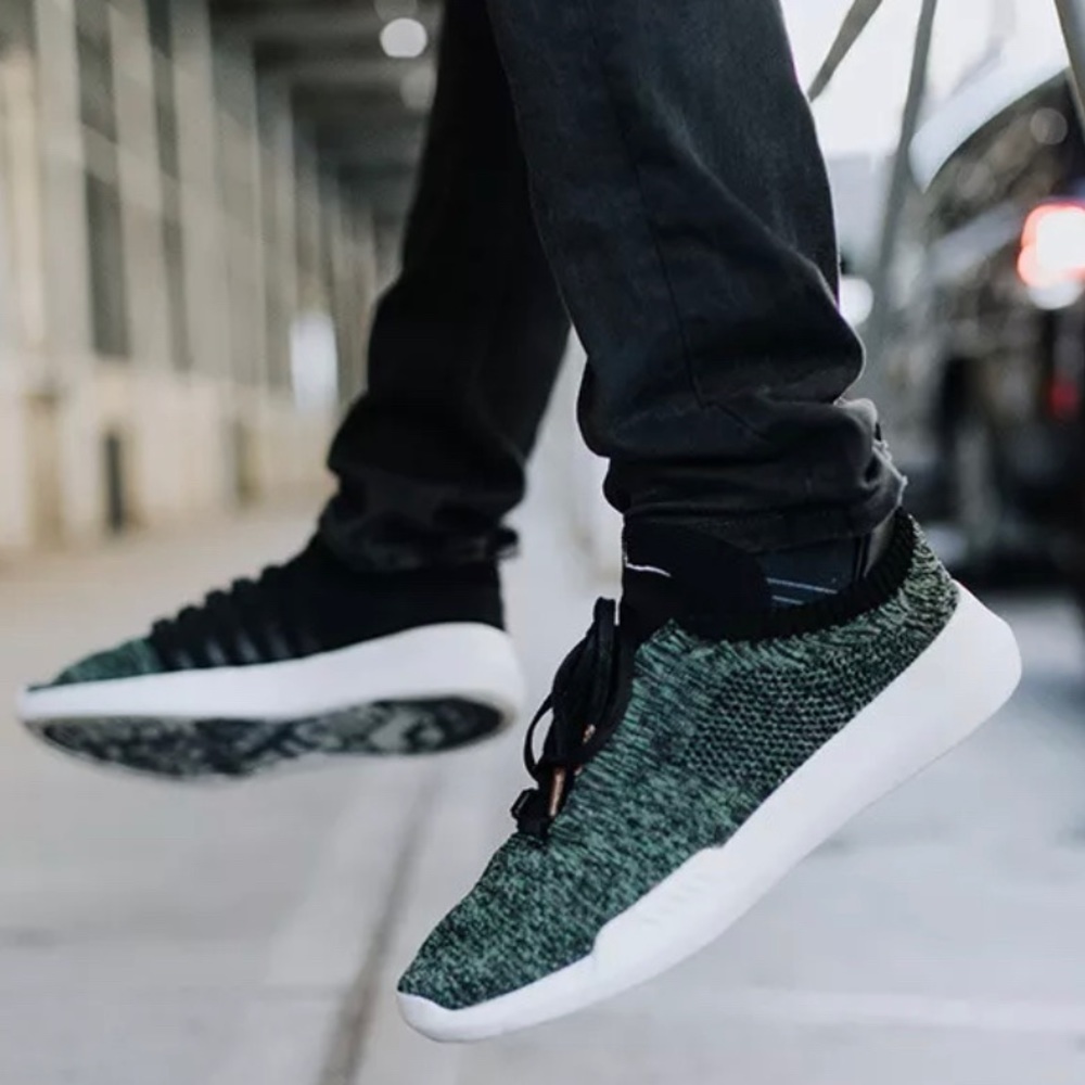 NWB K-Swiss GEN-K Icon Knit Gary Vee Sneaker Black/Green Womens Size 6.5